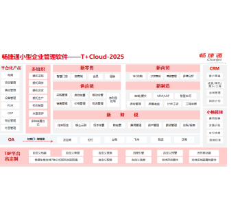 暢捷通小型企業ERP——T+cloud